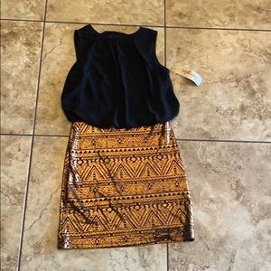 Black&Gold Wrangler dress